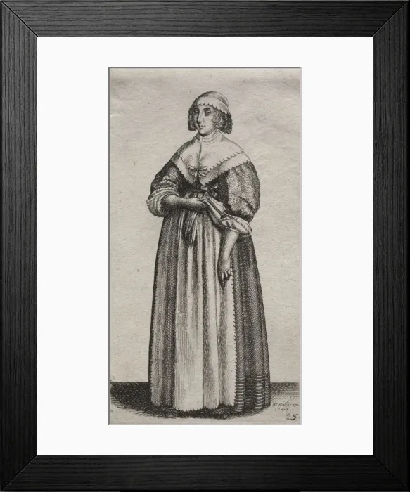Framed Print : The Several Habits of English Women, from the Nobility to the Country Women... 1640 Framed Print : The Several Habits of English Women, from the Nobility to the Country Women... 1640