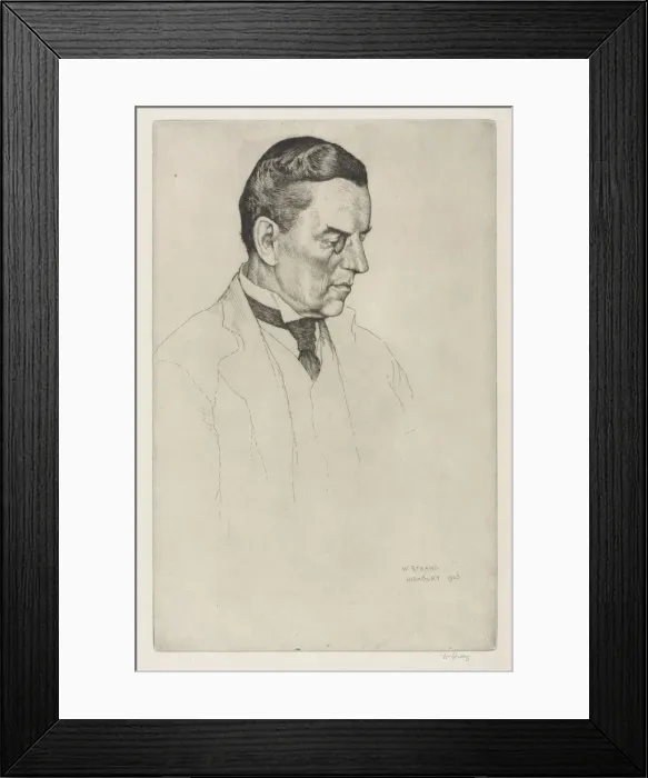 Framed Print : The Right Honorable Joseph Austen Chamberlain, 1903. Creator: William Strang (British, 1859-1921) Framed Print : The Right Honorable Joseph Austen Chamberlain, 1903. Creator: William Strang (British, 1859-1921)