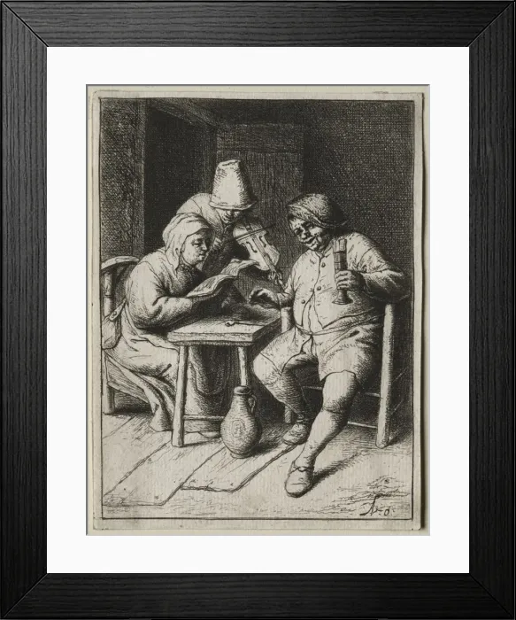 Framed Print : The Singer. Creator: Adriaen van Ostade (Dutch, 1610-1684) Framed Print : The Singer. Creator: Adriaen van Ostade (Dutch, 1610-1684)