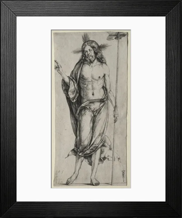Framed Print : The Risen Christ, c. 1503-1504. Creator: Jacopo de Barbari (Italian, 1440 / 50-before 1515) Framed Print : The Risen Christ, c. 1503-1504. Creator: Jacopo de Barbari (Italian, 1440 / 50-before 1515)