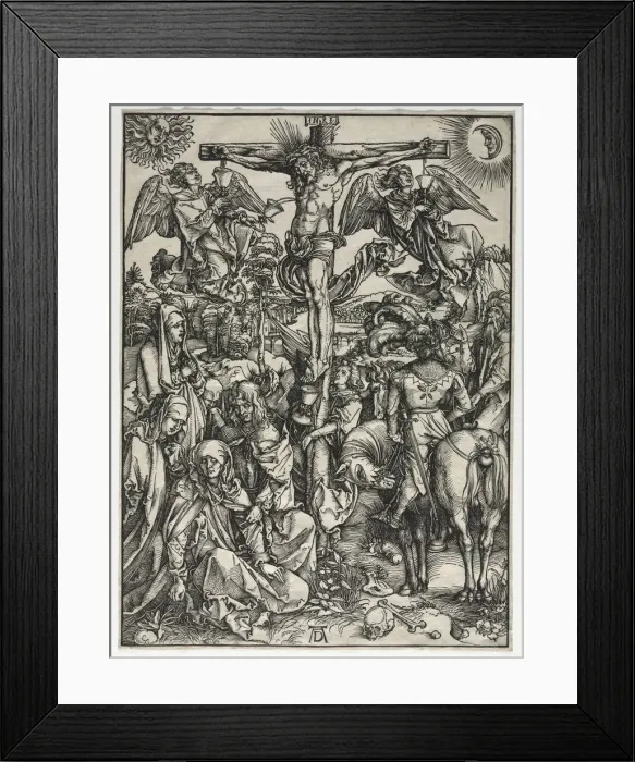 Framed Print : The Large Passion: The Crucifixion, c. 1497-1500. Creator: Albrecht Dürer (German, 1471-1528) Framed Print : The Large Passion: The Crucifixion, c. 1497-1500. Creator: Albrecht Dürer (German, 1471-1528)
