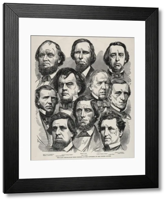 Framed Print : The Last Delegation from Georgia in the Congress of the United States. Creator: Winslow Homer Framed Print : The Last Delegation from Georgia in the Congress of the United States. Creator: Winslow Homer