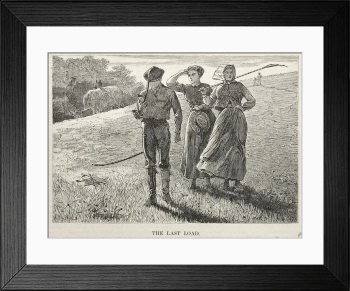 Framed Print : The Last Load, 1869. Creator: Winslow Homer (American, 1836-1910) Framed Print : The Last Load, 1869. Creator: Winslow Homer (American, 1836-1910)