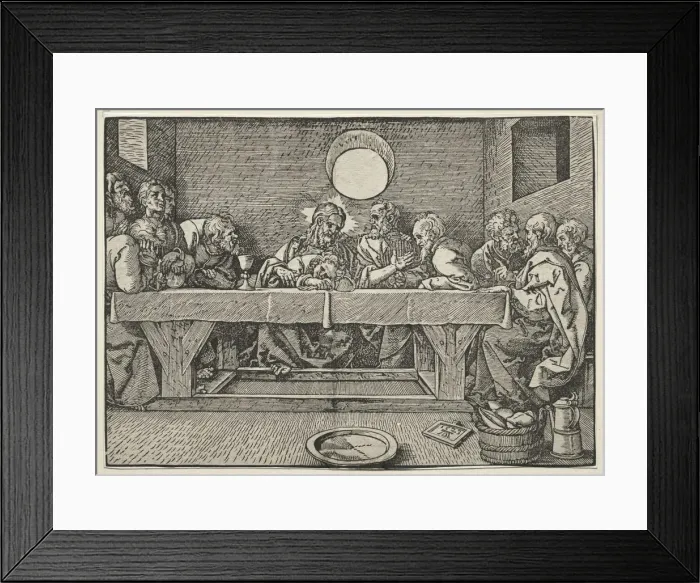 Framed Print : The Last Supper, 1523. Creator: Albrecht Dürer (German, 1471-1528) Framed Print : The Last Supper, 1523. Creator: Albrecht Dürer (German, 1471-1528)