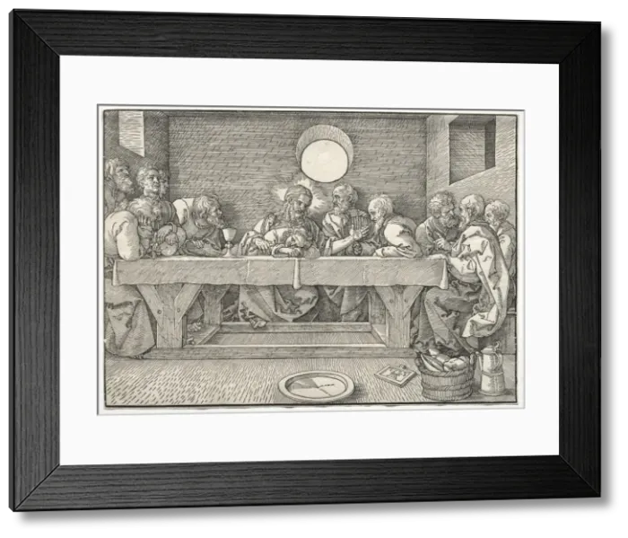 Framed Print : The Last Supper, 1523. Creator: Albrecht Dürer (German, 1471-1528) Framed Print : The Last Supper, 1523. Creator: Albrecht Dürer (German, 1471-1528)