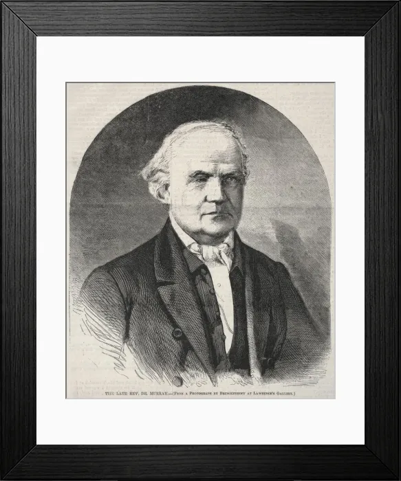 Framed Print : The Late Rev. Dr. Murray, 1861. Creator: Winslow Homer (American, 1836-1910) Framed Print : The Late Rev. Dr. Murray, 1861. Creator: Winslow Homer (American, 1836-1910)
