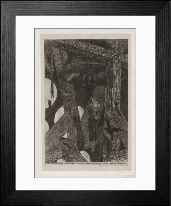 Framed Print : The Legend and Adventures of Ulenspiefel and Lamme Goedzak: The Hanged Man... 1867 Framed Print : The Legend and Adventures of Ulenspiefel and Lamme Goedzak: The Hanged Man... 1867