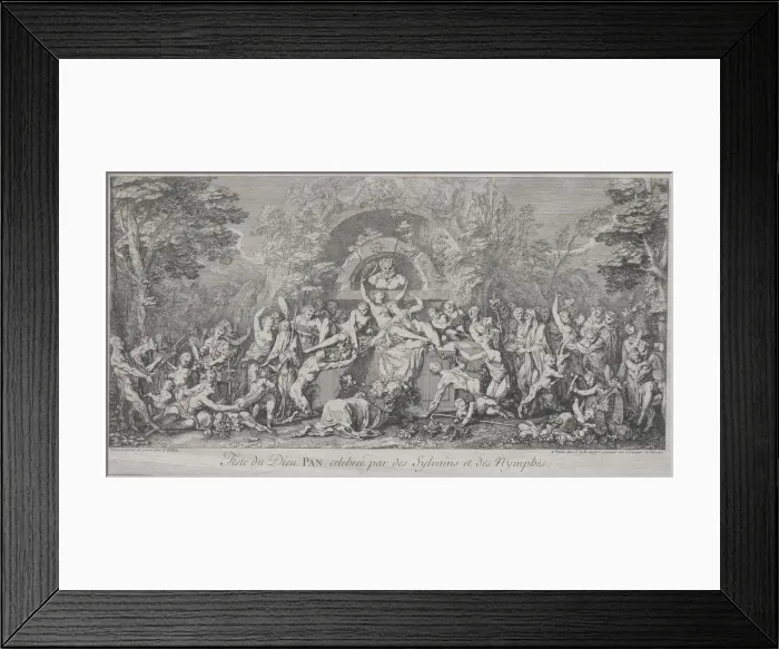 Framed Print : The Four Festivals: Festival of the God Pan. Creator: Claude Gillot (French, 1673-1722) Framed Print : The Four Festivals: Festival of the God Pan. Creator: Claude Gillot (French, 1673-1722)