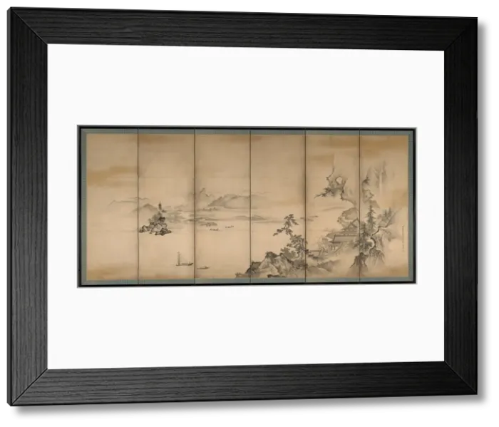 Framed Print : The Four Seasons, 1668. Creator: Kano Tan?y? (Japanese, 1602-1674) Framed Print : The Four Seasons, 1668. Creator: Kano Tan?y? (Japanese, 1602-1674)