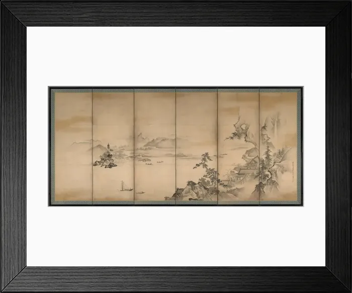Framed Print : The Four Seasons, 1668. Creator: Kano Tan?y? (Japanese, 1602-1674) Framed Print : The Four Seasons, 1668. Creator: Kano Tan?y? (Japanese, 1602-1674)