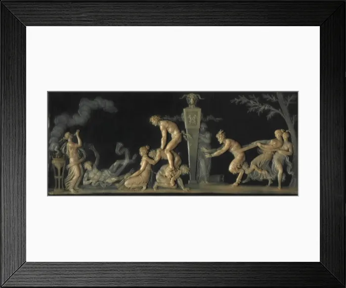 Framed Print : The Game of Leap Frog, 1785. Creator: Jean Guillaume Moitte (French, 1746-1810); Antoine-Francois Framed Print : The Game of Leap Frog, 1785. Creator: Jean Guillaume Moitte (French, 1746-1810); Antoine-Francois