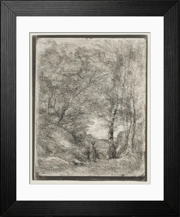 Framed Print : The Gardens of Horace, original impression 1855, printed in 1921 Framed Print : The Gardens of Horace, original impression 1855, printed in 1921