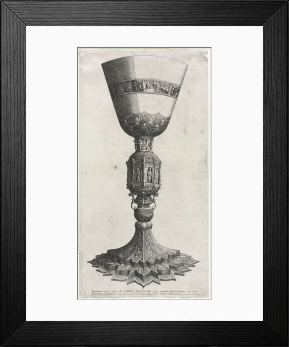 Framed Print : The Great Chalice Adorned with Figures, 1640. Creator: Wenceslaus Hollar (Bohemian, 1607-1677) Framed Print : The Great Chalice Adorned with Figures, 1640. Creator: Wenceslaus Hollar (Bohemian, 1607-1677)