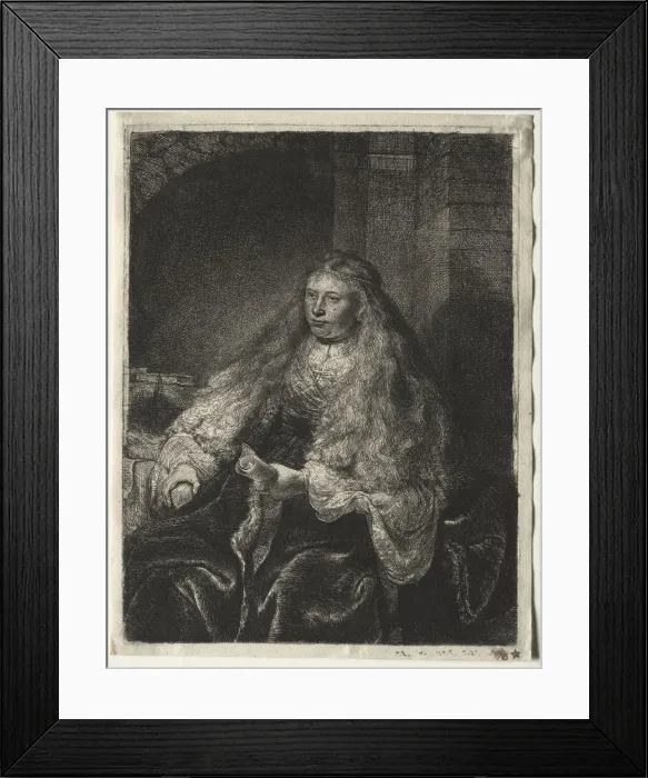 Framed Print : The Great Jewish Bride, 1634. Creator: Rembrandt van Rijn (Dutch, 1606-1669) Framed Print : The Great Jewish Bride, 1634. Creator: Rembrandt van Rijn (Dutch, 1606-1669)