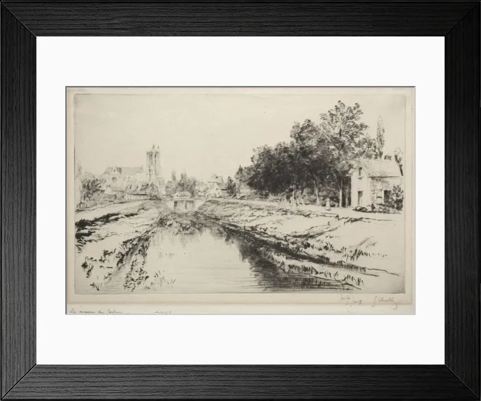 Framed Print : The Guardhouse, Troyes, 1901. Creator: Gustave Leheutre (French, 1861-1932) Framed Print : The Guardhouse, Troyes, 1901. Creator: Gustave Leheutre (French, 1861-1932)