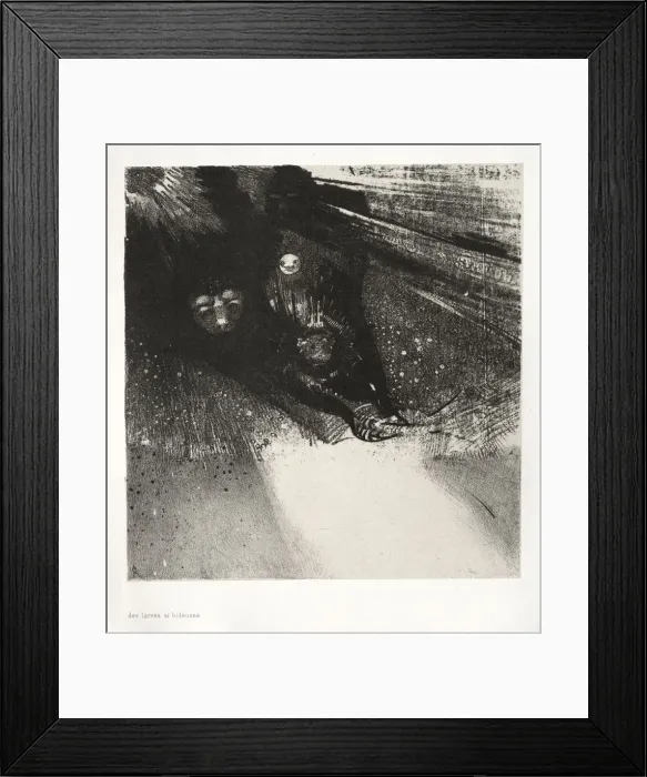 Framed Print : The Haunted House: Larvae So Bloodless and So Hideous, 1896. Creator: Auguste Clot (French Framed Print : The Haunted House: Larvae So Bloodless and So Hideous, 1896. Creator: Auguste Clot (French