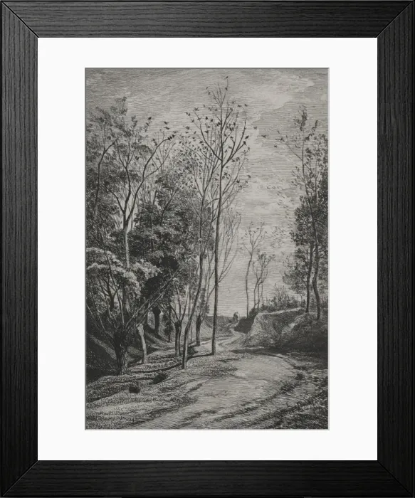 Framed Print : The Little Brids, 1850. Creator: Charles Francois Daubigny (French, 1817-1878) Framed Print : The Little Brids, 1850. Creator: Charles Francois Daubigny (French, 1817-1878)
