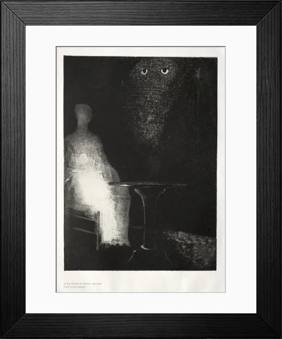 Framed Print : The Haunted House: I Continued to Gaze on the Chair, and Fancied I Saw on it a Pale Blue Framed Print : The Haunted House: I Continued to Gaze on the Chair, and Fancied I Saw on it a Pale Blue