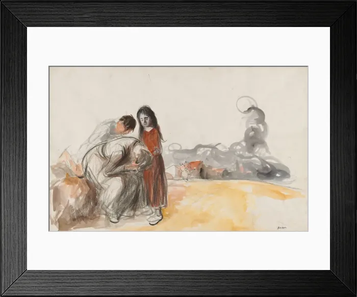 Framed Print : The Germans Have Gone Away, fourth quarter 1800s or first third 1900s. Creator: Jean Louis Forain Framed Print : The Germans Have Gone Away, fourth quarter 1800s or first third 1900s. Creator: Jean Louis Forain
