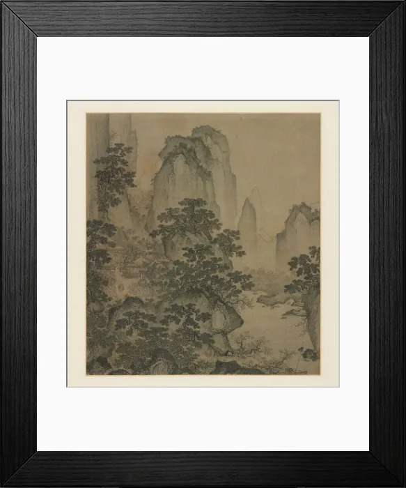 Framed Print : The Haven of the Peach-Blossom Spring, mid-1400s. Creator: Shi Rui (Chinese, c. 1400-c Framed Print : The Haven of the Peach-Blossom Spring, mid-1400s. Creator: Shi Rui (Chinese, c. 1400-c