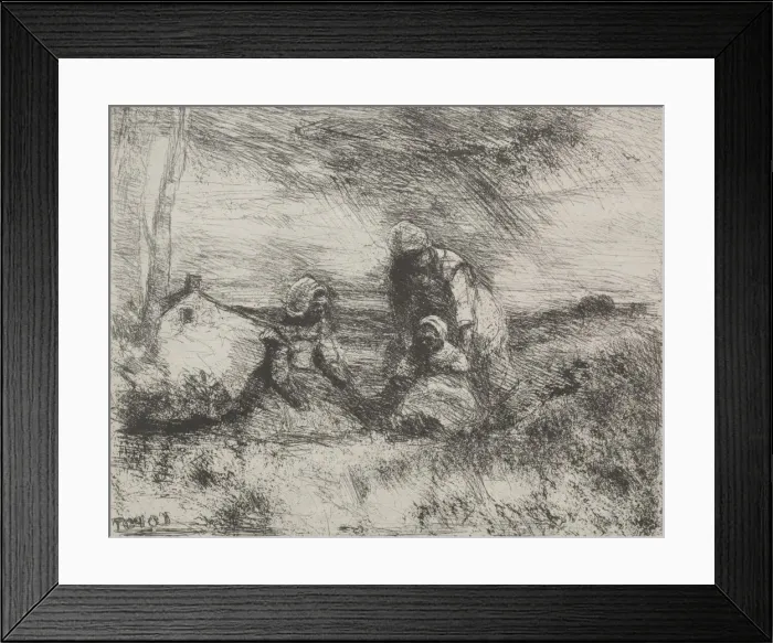Framed Print : The Little Sister, original impression 1854, printed in 1921 Framed Print : The Little Sister, original impression 1854, printed in 1921