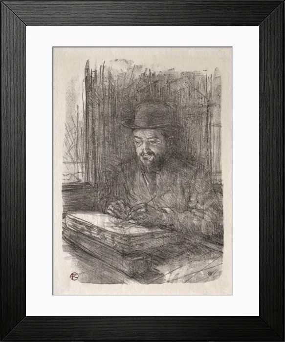 Framed Print : The Good Lithographer, 1898. Creator: Henri de Toulouse-Lautrec (French, 1864-1901) Framed Print : The Good Lithographer, 1898. Creator: Henri de Toulouse-Lautrec (French, 1864-1901)