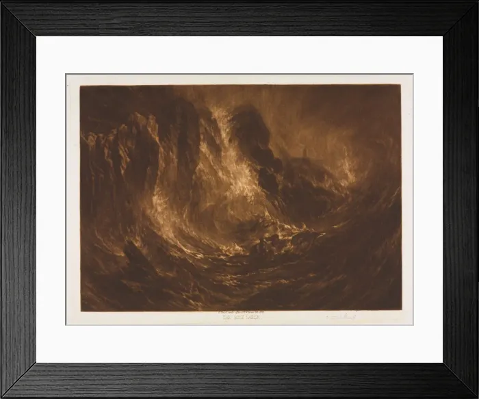 Framed Print : The Lost Sailor, 1896. Creator: Frank Short (British, 1857-1945) Framed Print : The Lost Sailor, 1896. Creator: Frank Short (British, 1857-1945)