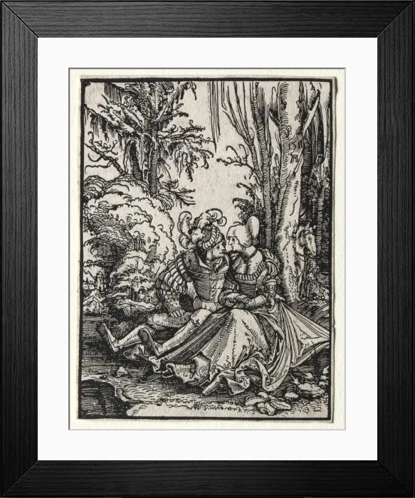 Framed Print : The Lovers, 1511. Creator: Albrecht Altdorfer (German, c. 1480-1538) Framed Print : The Lovers, 1511. Creator: Albrecht Altdorfer (German, c. 1480-1538)