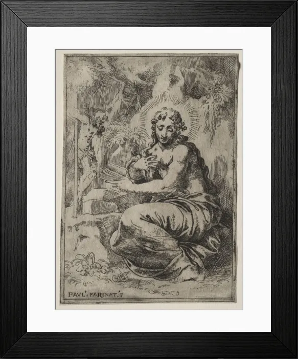 Framed Print : The Magdalen, late 16th century. Creator: Paolo Farinati (Italian, 1522-1606) Framed Print : The Magdalen, late 16th century. Creator: Paolo Farinati (Italian, 1522-1606)