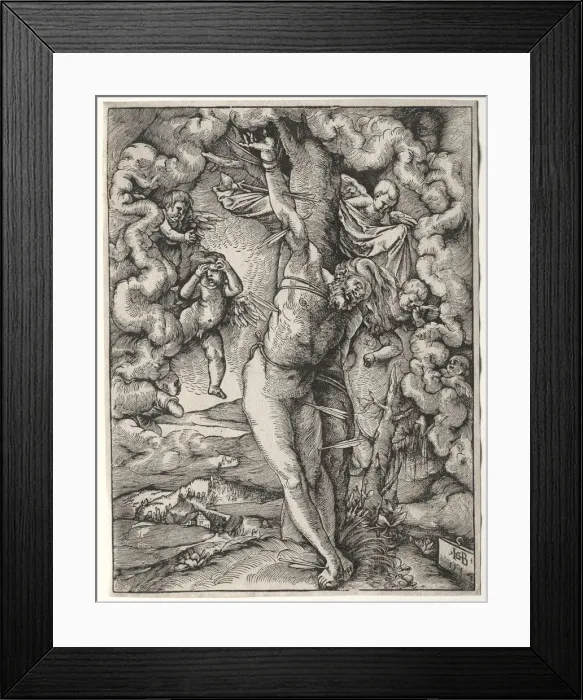 Framed Print : The Great St. Sebastian, 1514. Creator: Hans Baldung (German, 1484 / 85-1545) Framed Print : The Great St. Sebastian, 1514. Creator: Hans Baldung (German, 1484 / 85-1545)