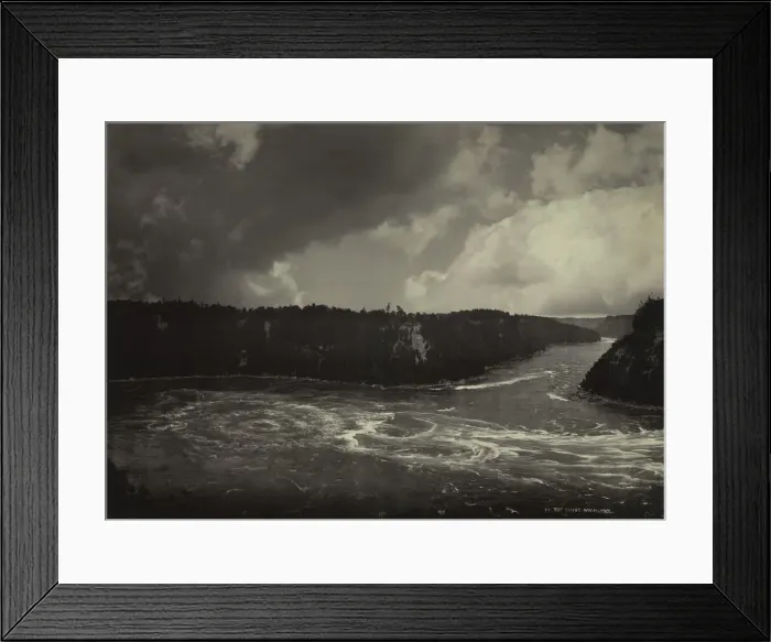 Framed Print : The Great Whirlpool, Niagara, c. 1880s. Creator: Unidentified Photographer Framed Print : The Great Whirlpool, Niagara, c. 1880s. Creator: Unidentified Photographer
