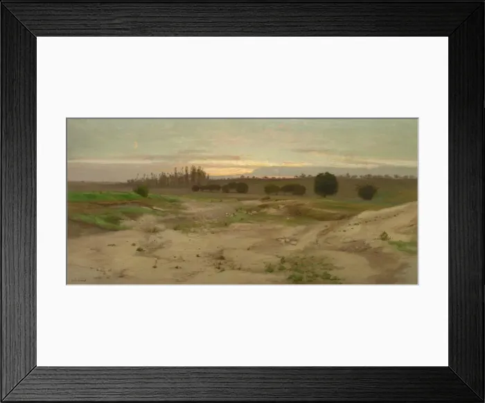Framed Print : The Marl Pit at Mulcent: Evening, after 1857. Creator: Antoine Chintreuil (French, 1814-1873) Framed Print : The Marl Pit at Mulcent: Evening, after 1857. Creator: Antoine Chintreuil (French, 1814-1873)