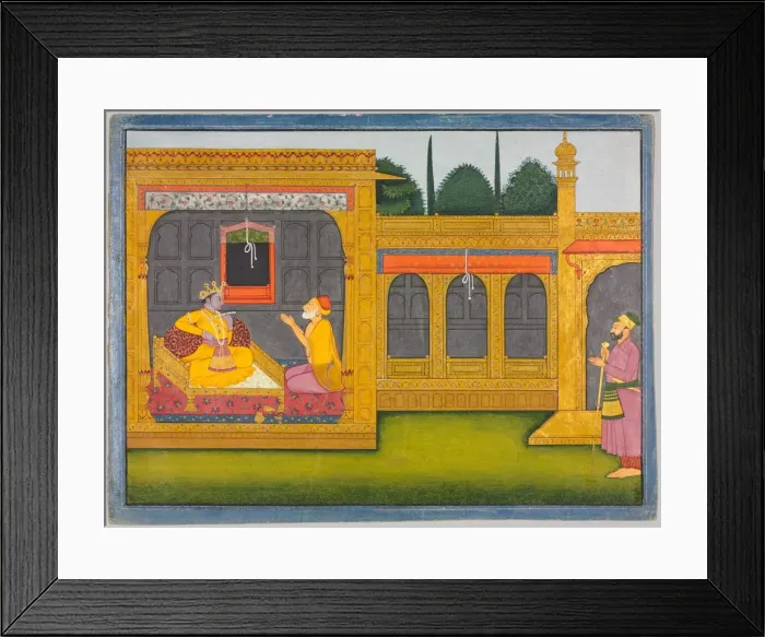 Framed Print : The Marriage of Rukmini [Mangal], 1775. Creator: Unknown