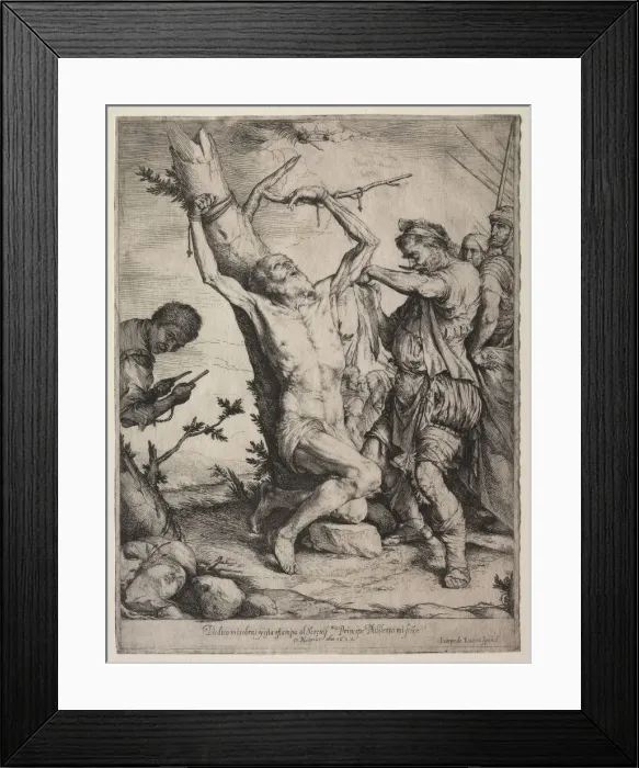 Framed Print : The Martyrdom of St. Bartholomew, 1624. Creator: Jusepe de Ribera (Spanish, 1591-1652) Framed Print : The Martyrdom of St. Bartholomew, 1624. Creator: Jusepe de Ribera (Spanish, 1591-1652)
