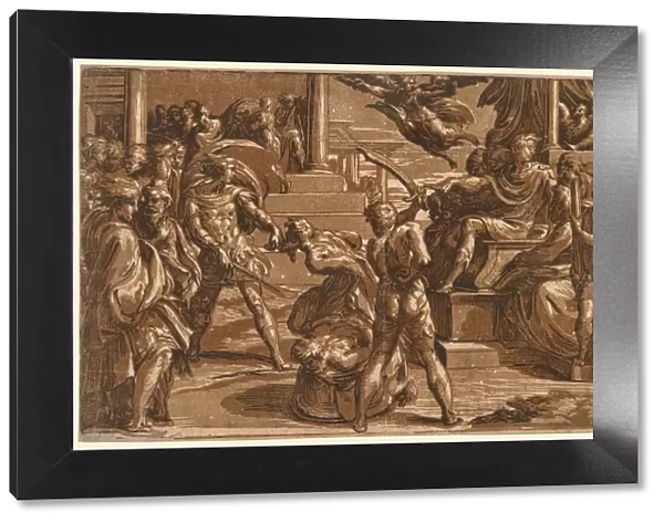 The Martyrdom of St. Peter and St. Paul, c. 1527-1530  /  1531. Creator: Antonio da Trento (Italian, c