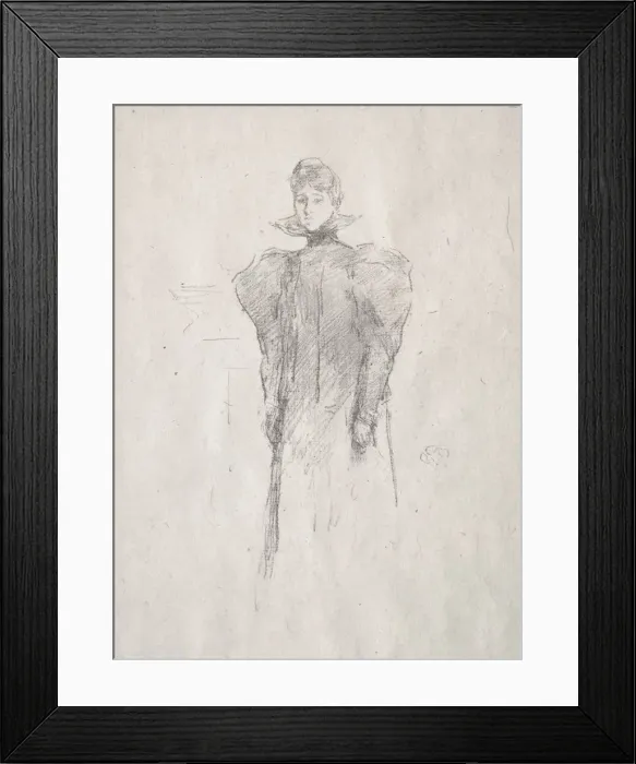 Framed Print : The Medici Collar. Creator: James McNeill Whistler (American, 1834-1903) Framed Print : The Medici Collar. Creator: James McNeill Whistler (American, 1834-1903)