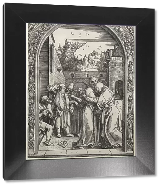 The Meeting of Joachim and Anna at the Golden Gate, 1504. Creator: Albrecht Dürer (German