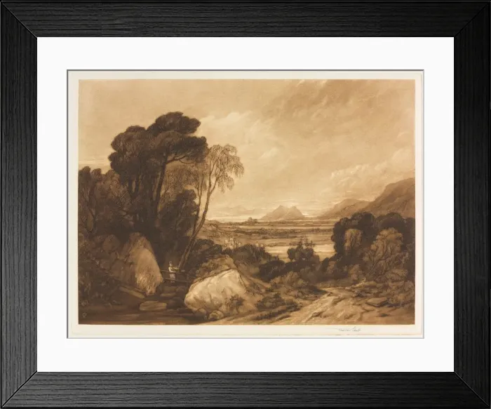 Framed Print : The Mildmay Sea-Piece, 1855. Creator: Frank Short (British, 1857-1945) Framed Print : The Mildmay Sea-Piece, 1855. Creator: Frank Short (British, 1857-1945)