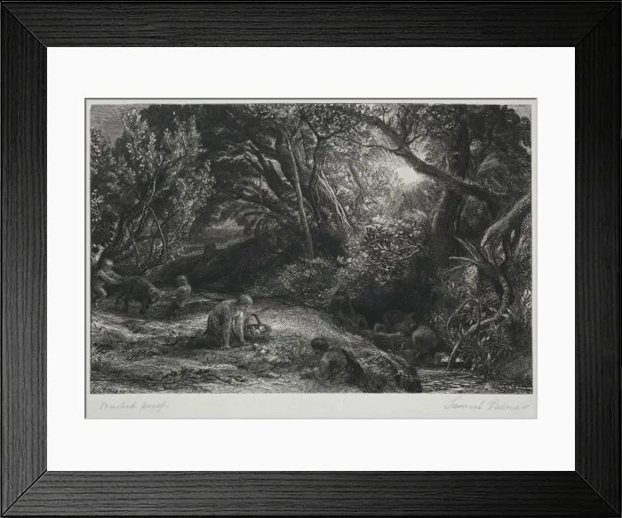 Framed Print : The Morning of Life, 1860-1861. Creator: Samuel Palmer (British, 1805-1881) Framed Print : The Morning of Life, 1860-1861. Creator: Samuel Palmer (British, 1805-1881)