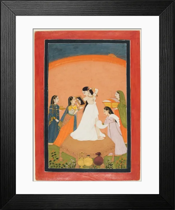 Framed Print : The Morning Toilette, 1810-25. Creator: Unknown Framed Print : The Morning Toilette, 1810-25. Creator: Unknown
