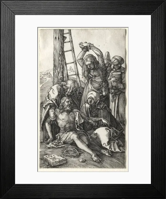 Framed Print : The Lamentation, 1504. Creator: Albrecht Dürer (German, 1471-1528) Framed Print : The Lamentation, 1504. Creator: Albrecht Dürer (German, 1471-1528)