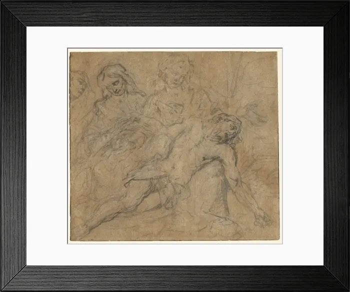 Framed Print : The Lamentation, c. 1635. Creator: Gaspar de Crayer (Flemish, 1584-1669), attributed to Framed Print : The Lamentation, c. 1635. Creator: Gaspar de Crayer (Flemish, 1584-1669), attributed to