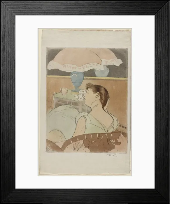 Framed Print : The Lamp, 1890-1891. Creator: Mary Cassatt (American, 1844-1926) Framed Print : The Lamp, 1890-1891. Creator: Mary Cassatt (American, 1844-1926)