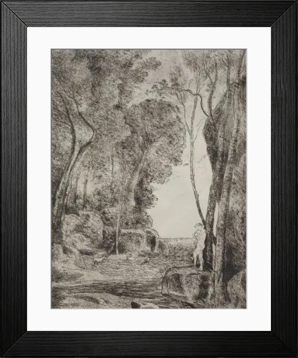 Framed Print : The Little Shepherd, original impression 1855, printed in 1921 Framed Print : The Little Shepherd, original impression 1855, printed in 1921