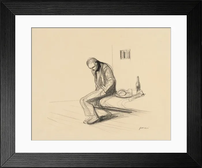 Framed Print : The Man Who Fired upon Clemenceau, c. 1919. Creator: Jean Louis Forain (French, 1852-1931) Framed Print : The Man Who Fired upon Clemenceau, c. 1919. Creator: Jean Louis Forain (French, 1852-1931)