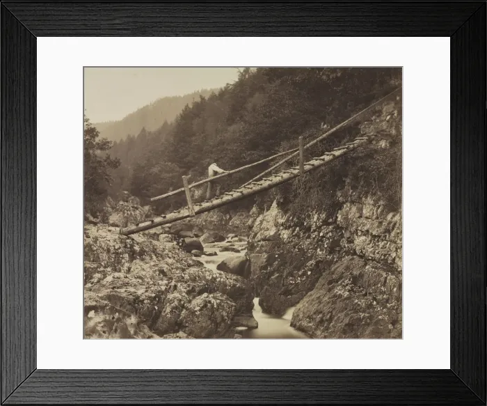 Framed Print : The Miners Bridge, on the Llugwy, North Wales, 1857. Creator: Roger Fenton (British, 1819-1869) Framed Print : The Miners Bridge, on the Llugwy, North Wales, 1857. Creator: Roger Fenton (British, 1819-1869)