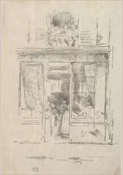 The Laundress - La Blanchisseuse de la Place Dauphine, 1894. Creator: James McNeill Whistler