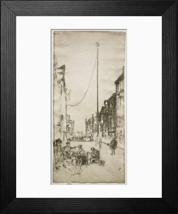 Framed Print : The Mast, 1880. Creator: James McNeill Whistler (American, 1834-1903) Framed Print : The Mast, 1880. Creator: James McNeill Whistler (American, 1834-1903)