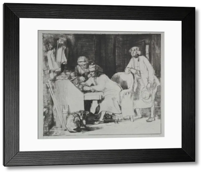 Framed Print : The Lost Receipt, 1824. Creator: David Wilkie (British, 1785-1841) Framed Print : The Lost Receipt, 1824. Creator: David Wilkie (British, 1785-1841)