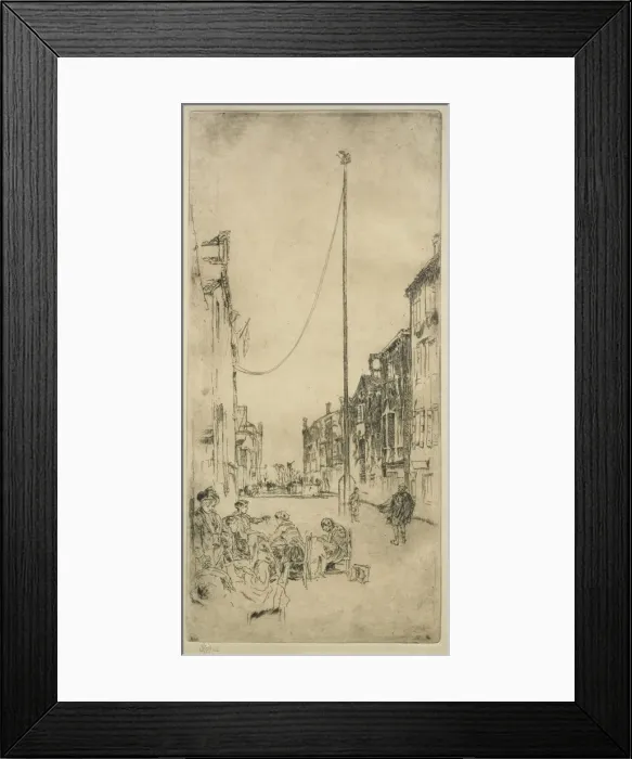 Framed Print : The Mast. Creator: James McNeill Whistler (American, 1834-1903) Framed Print : The Mast. Creator: James McNeill Whistler (American, 1834-1903)
